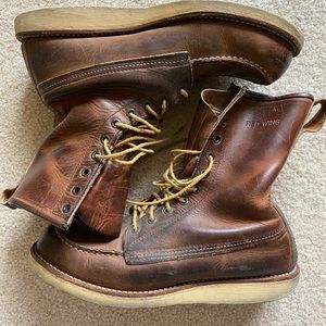 Mens pre-owned Copper Red Wings 9 model 4583